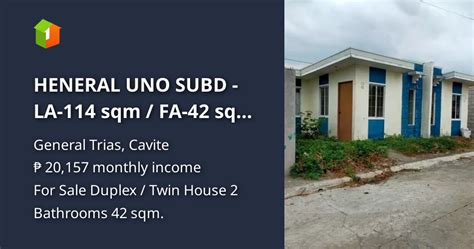 House and Lots in Heneral Uno .